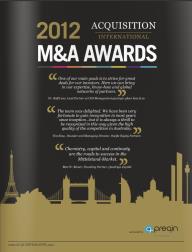 Acquisitions International magazine AI 2012 M&A Awards features interview with Conduit Consulting founder and Managing Director Jillian Alexander